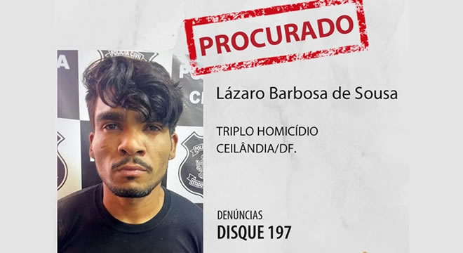 DF: Suspeito invade chácara, assiste jornal e foge após comentar crime com a vítima