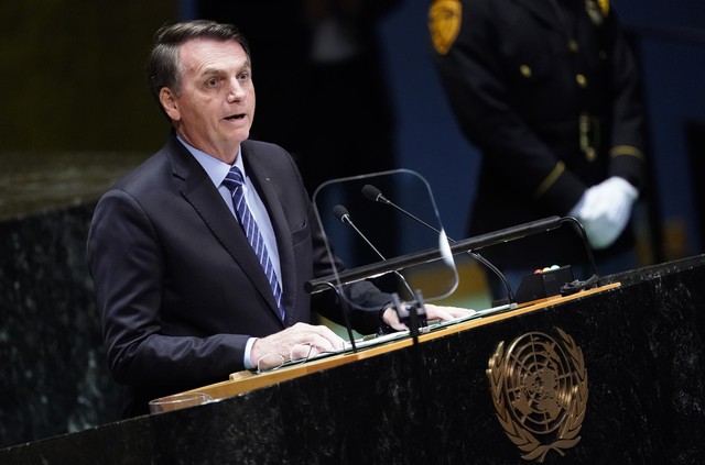 ‘Amazônia como patrimônio da humanidade é uma falácia’, diz Bolsonaro em Assembleia Geral ONU