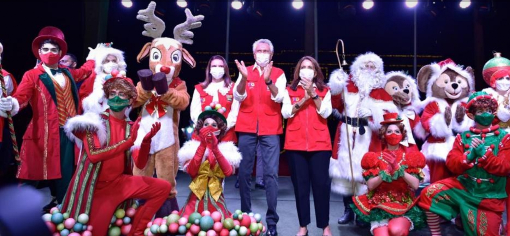 "Sentimento é de esperança", diz Caiado na abertura do Natal do Bem