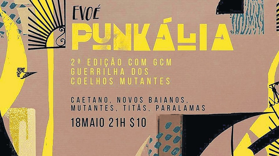 Guerrilha dos Coelhos Mutantes apresenta Punkália 2ª edição