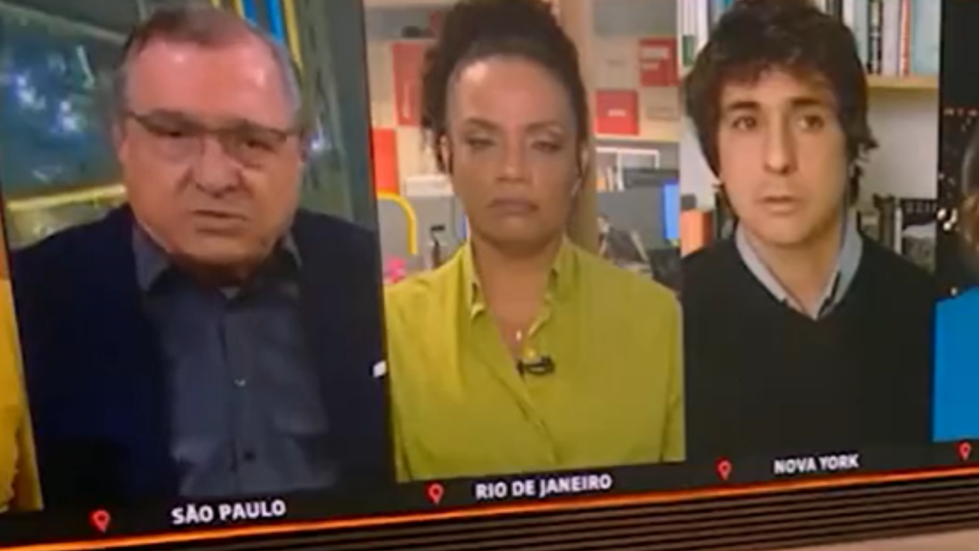 Na GloboNews, Carlos Sardenberg e Guga Chacra brigam ao vivo sobre guerra na Ucrânia; assista