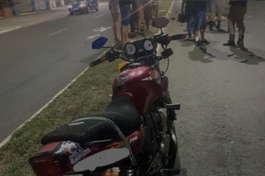Homem tenta fugir após atropelar ciclista e é preso
