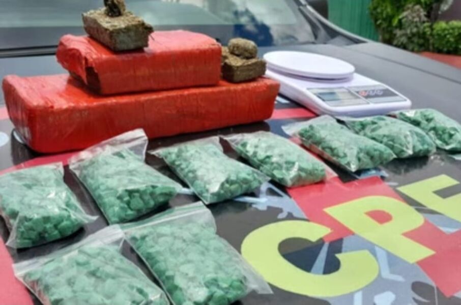 Suspeito de tráfico é preso com mil comprimidos de ecstasy, em Anápolis