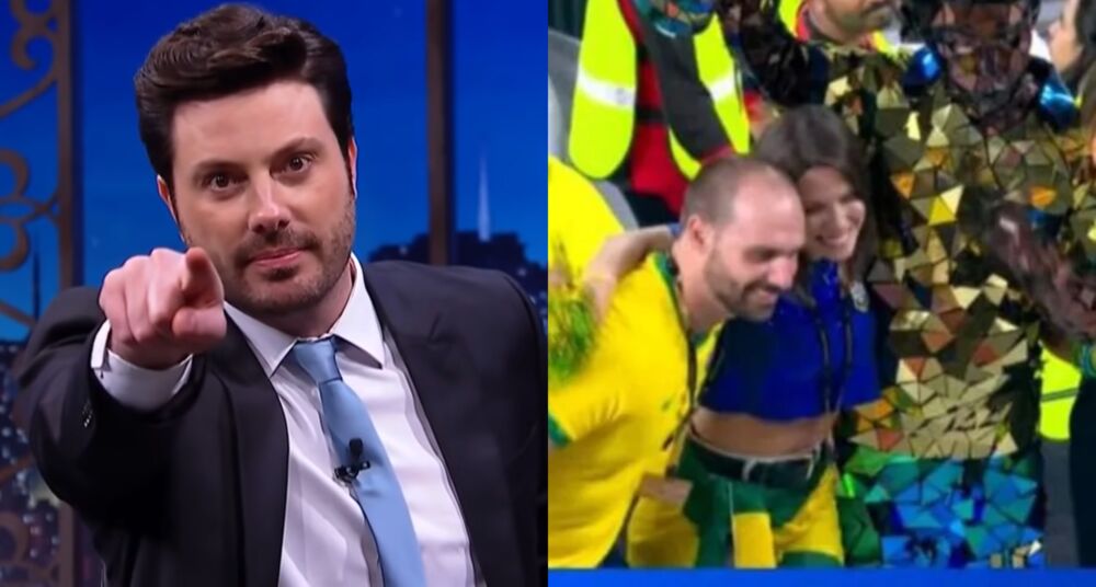 Danilo Gentili detona Eduardo Bolsonaro após flagra no Qatar: “Vagabundo”