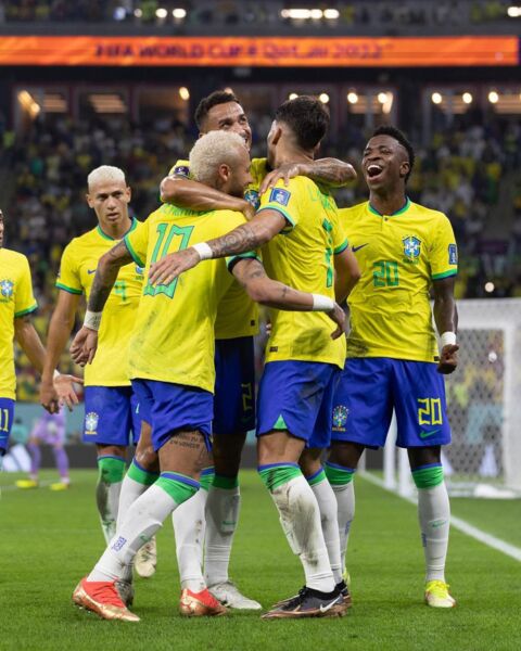 Brasil abre quartas de final da Copa na próxima sexta-feira (9)