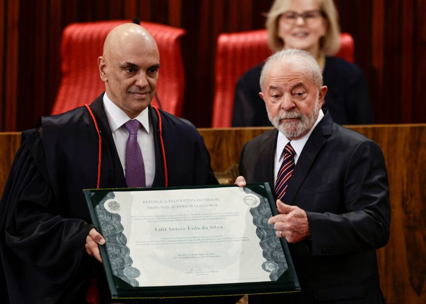 Moraes diz que diploma entregue a Lula e Alckmin expressa vontade das urnas