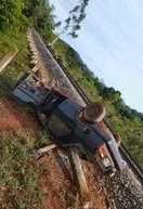 Automóvel é arrastado por trem em Petrolina de Goiás