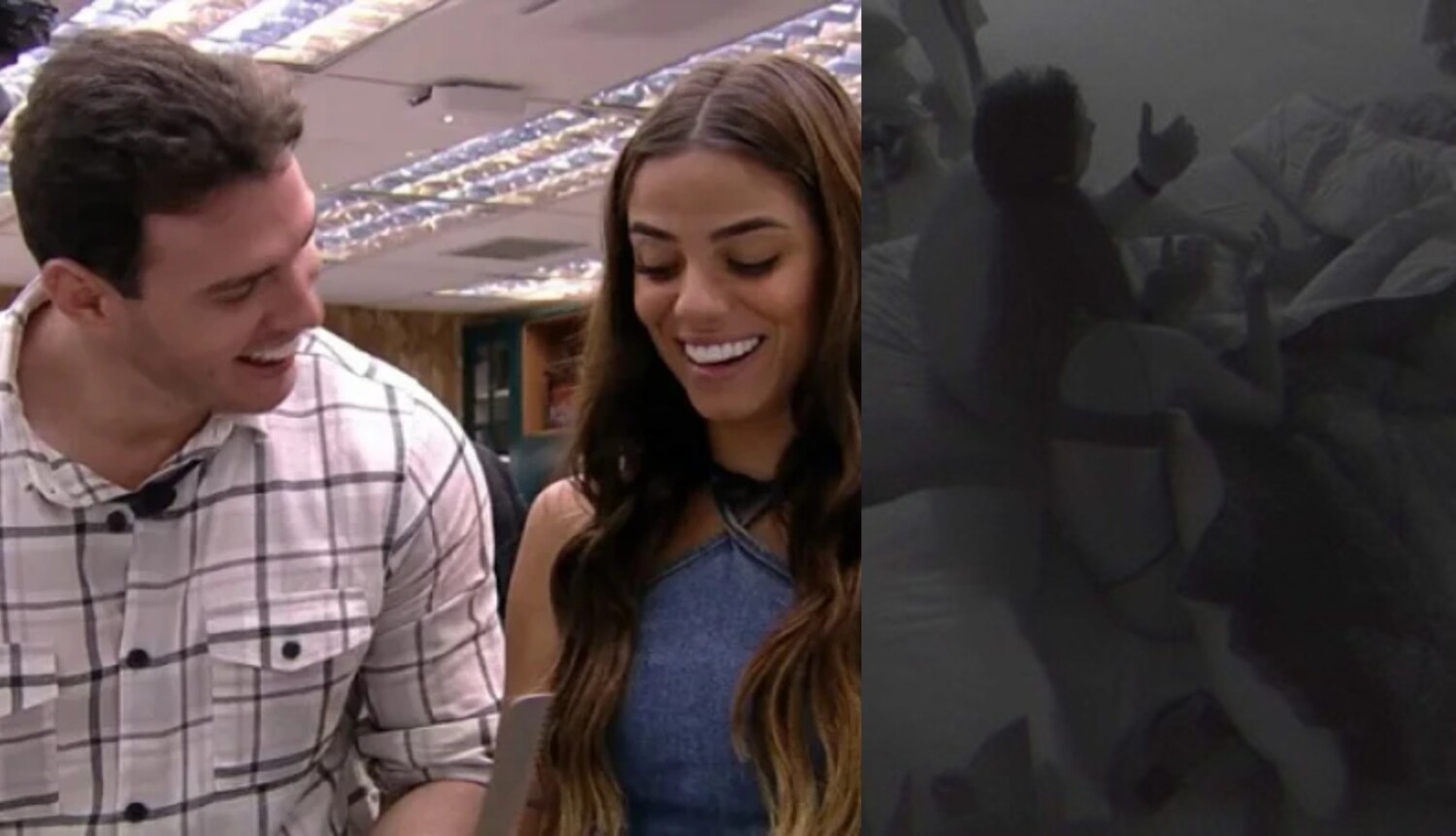 Gustavo e Key esquentam edredom do ‘BBB23’ e rezam após transarem