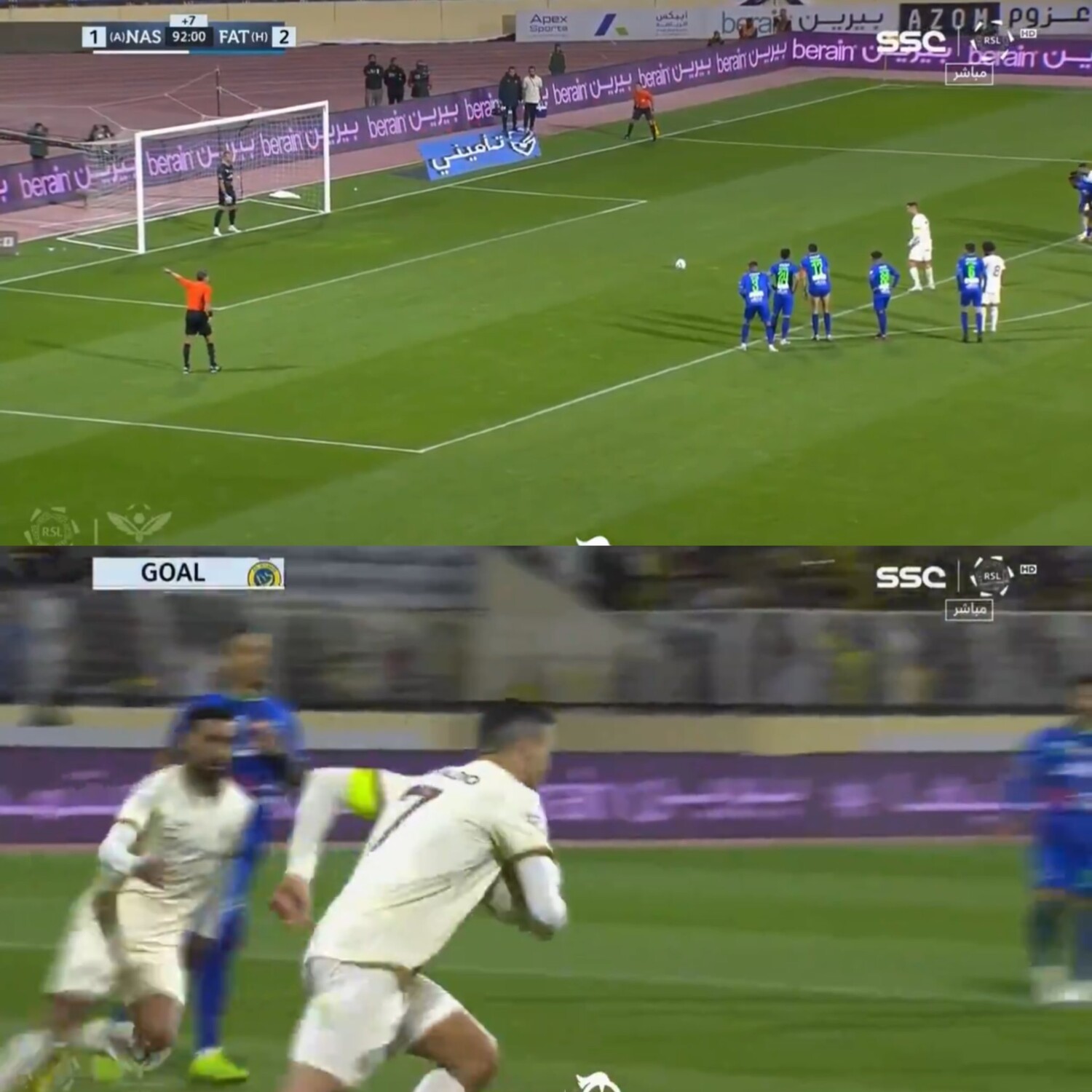 Cristiano Ronaldo faz 1º gol pelo Al-Nassr e evita derrota
