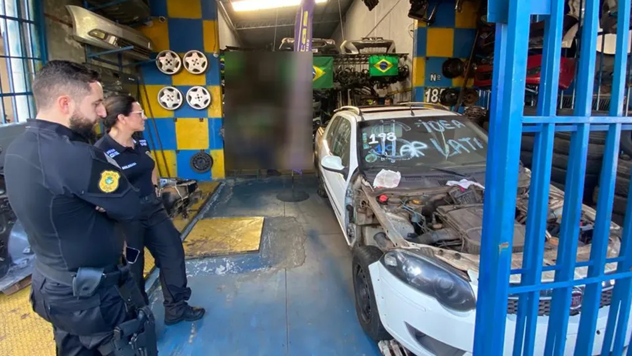 Operação cumpre mandados contra o comércio ilegal de peças de carro
