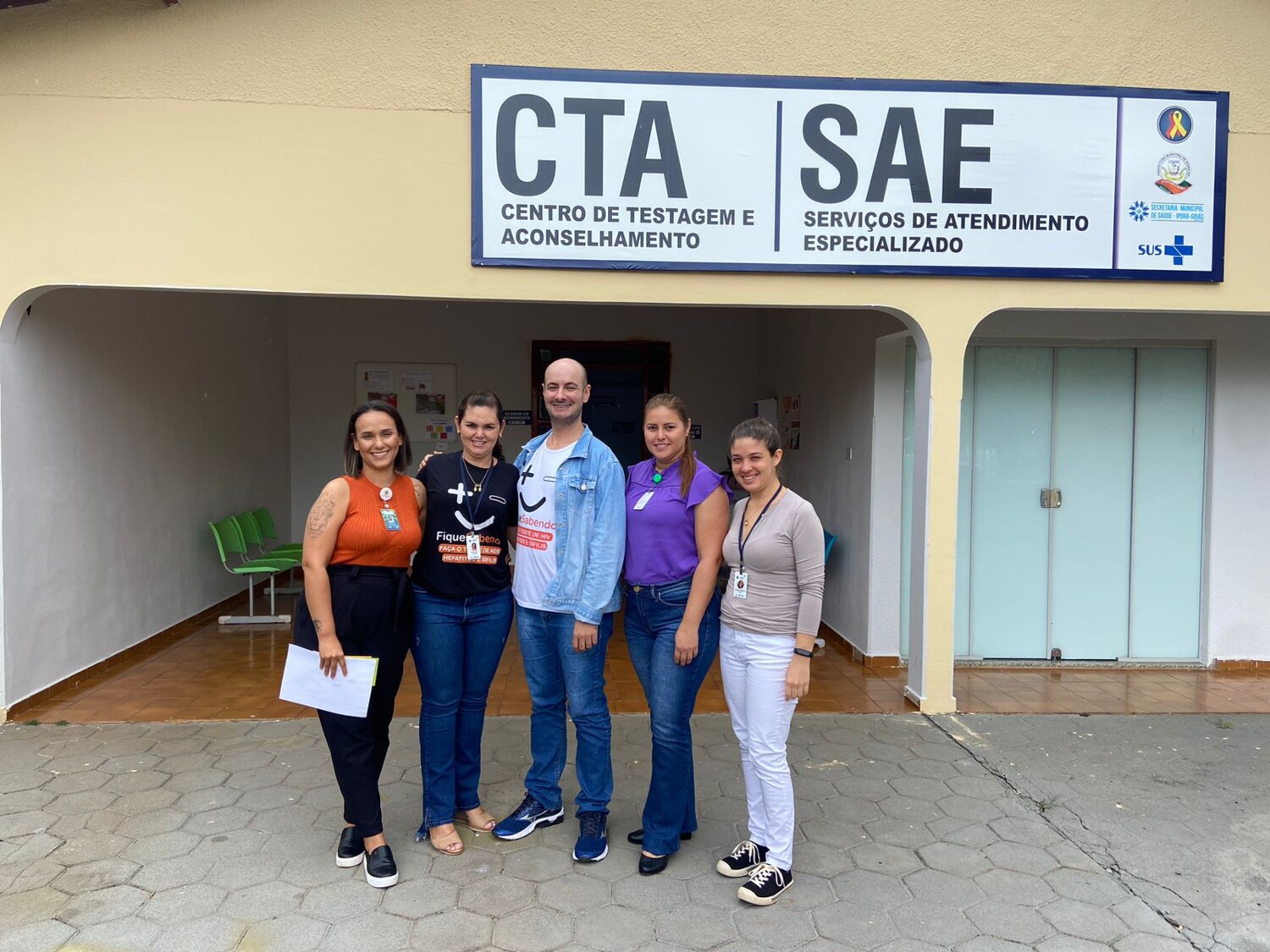 Equipe da Policlínica de SLMB participa de capacitação no CTA/SAE de Iporá