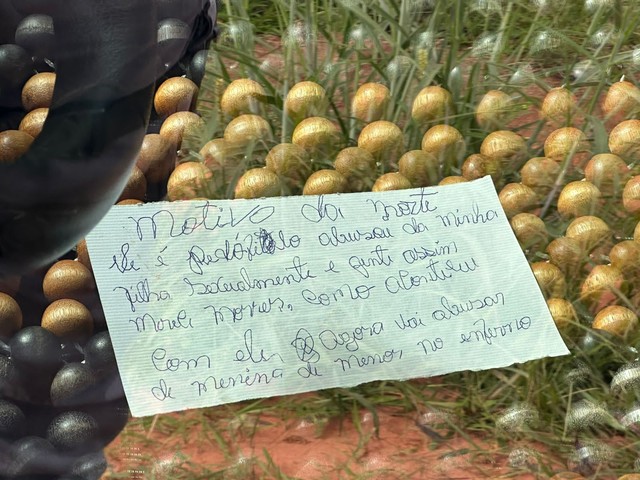 Motorista de aplicativo é encontrado morto com bilhete ao lado no Mato Grosso
