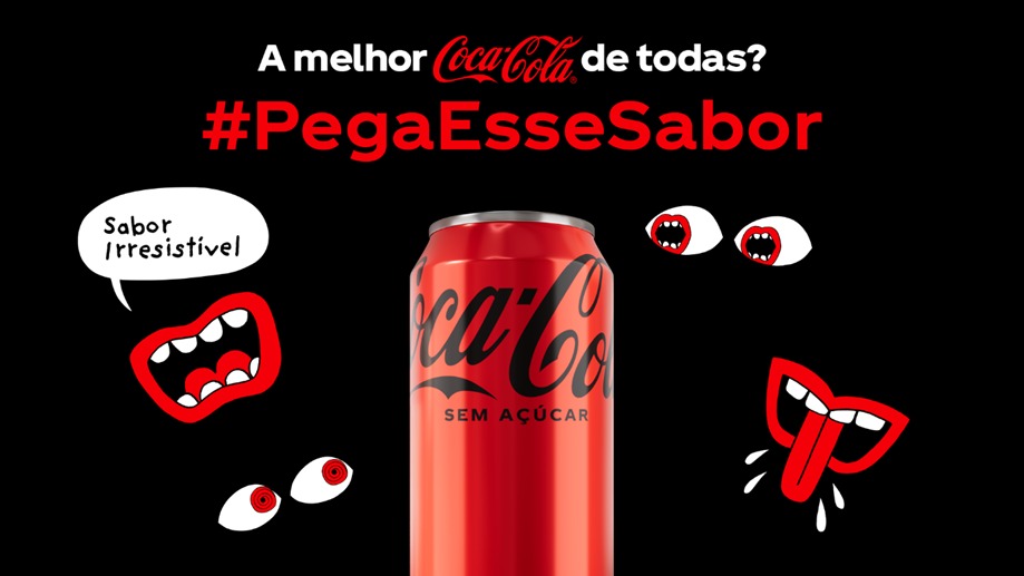Coca Cola lança nova campanha para estimular Coca-Cola Sem Açúcar