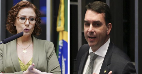 TSE mantém multa a Zambelli e Flávio Bolsonaro por postagem inverídica