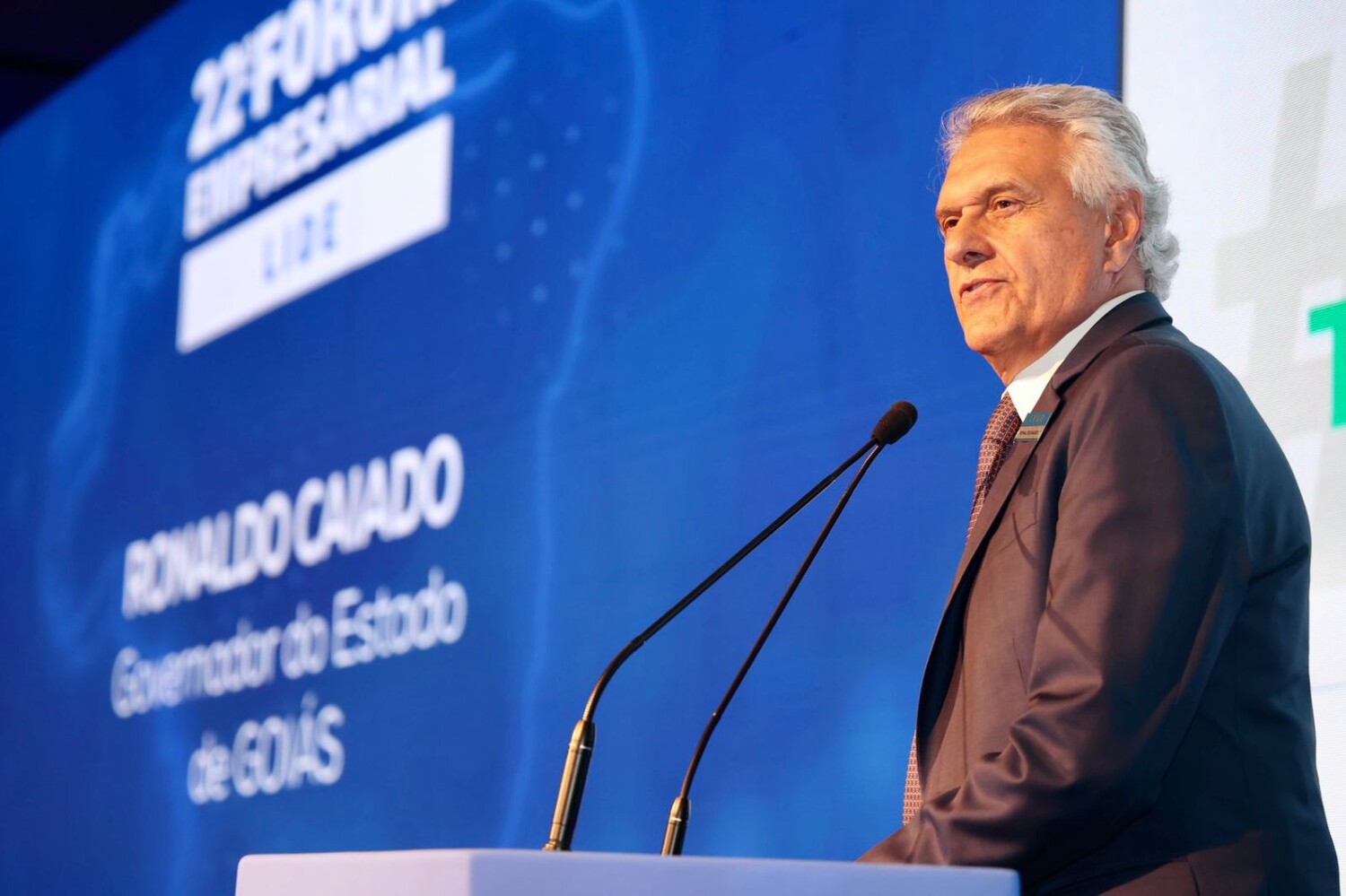 Caiado defende agronegócio e critica interferência europeia