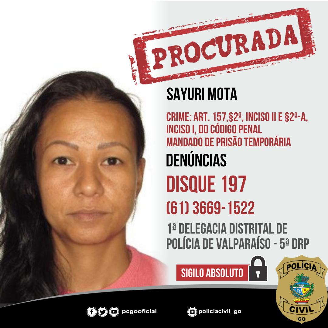 Suspeita de roubo é procurada pela Polícia