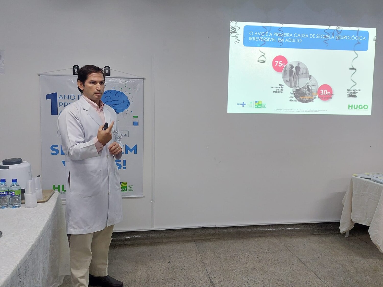 Hugo é excelência em tratamento do AVC