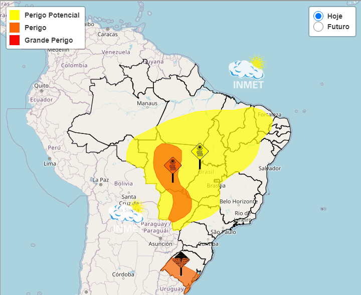 Novo ciclone deixa estados brasileiros em alerta