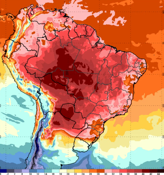 Onda de calor deve provocar recorde de temperatura, no período de inverno no Brasil