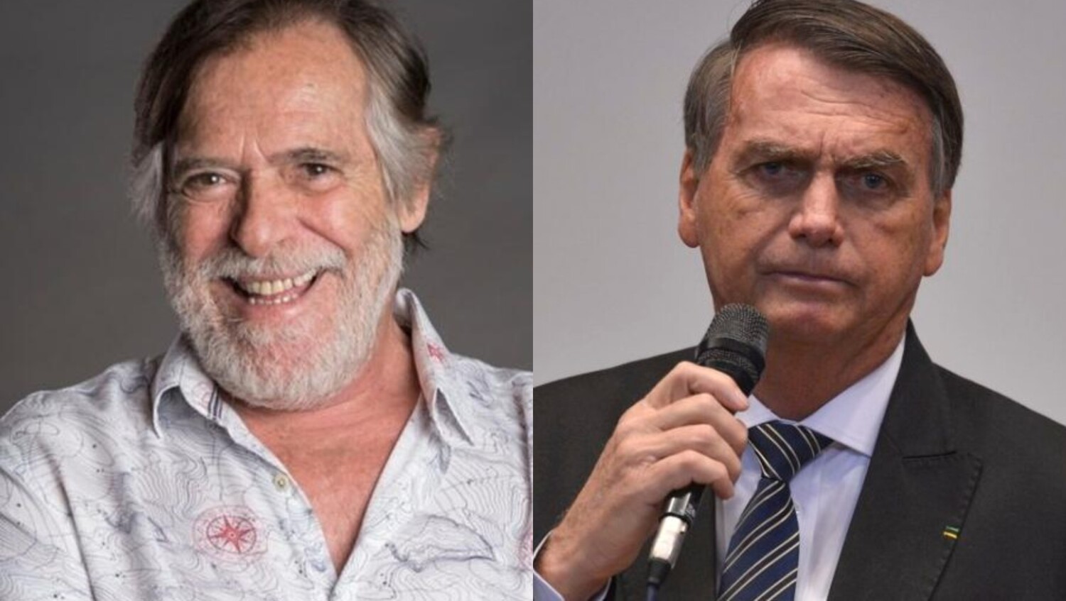 José de Abreu faz chacota após harmonização de Bolsonaro