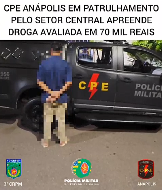 Suspeito é preso com R$ 70.000,00 em haxixe