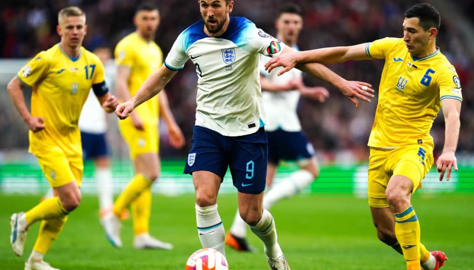 Ucrânia e Inglaterra empatam em 1 a 1 pelas eliminatórias da Eurocopa