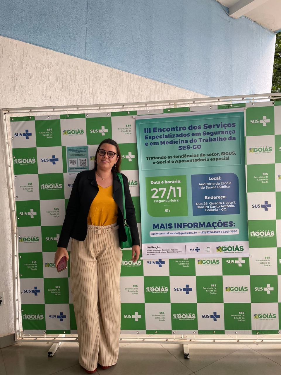 Policlínica de Quirinópolis participa do III Encontro dos SESMTs da SES