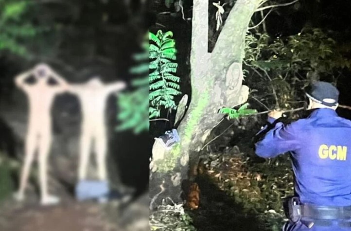 Duas pessoas são flagradas e presas ao fazerem sexo em bosque