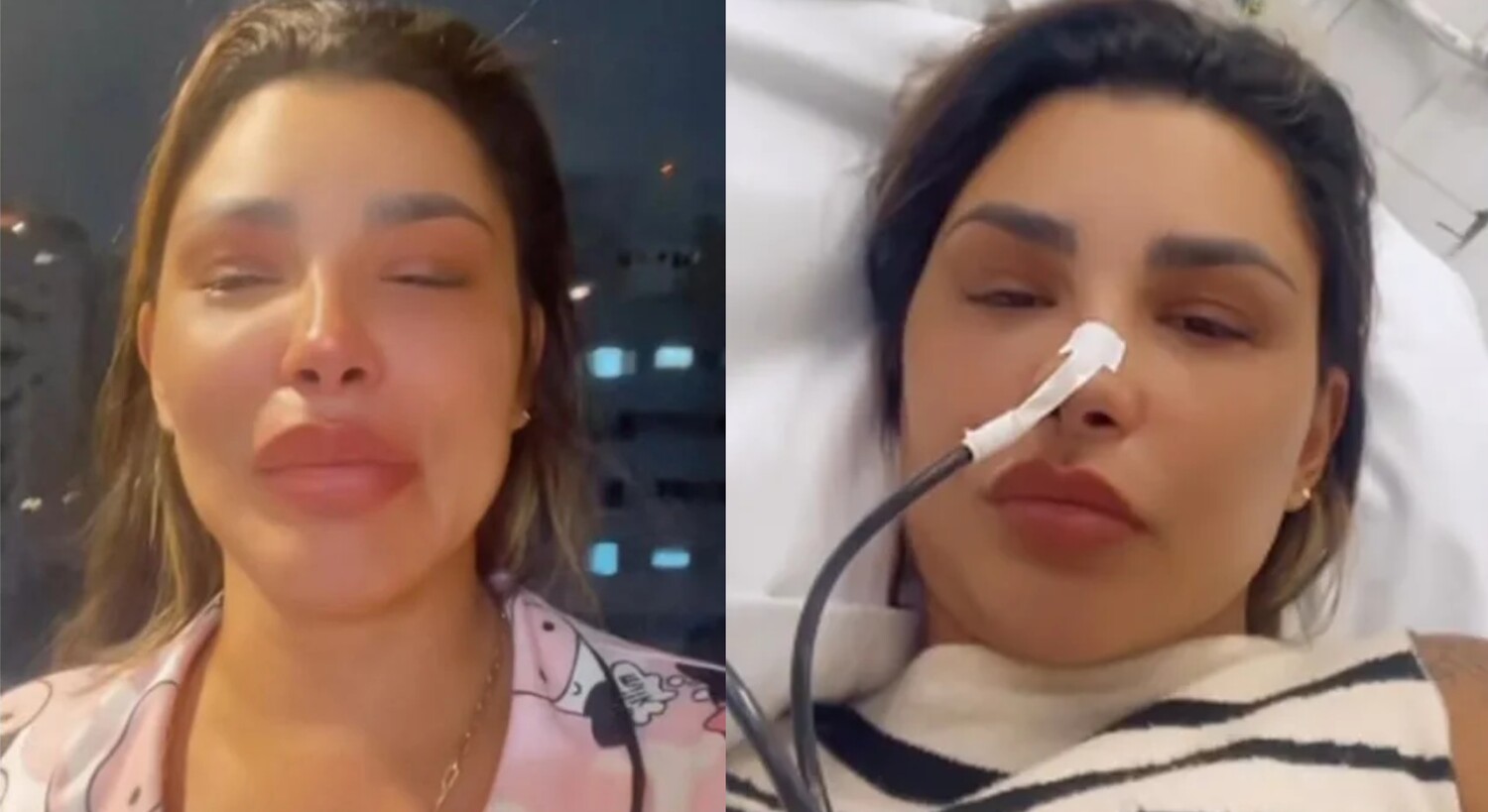 Após gravar vídeo de despedida, Jenny Miranda é socorrida por mãe biológica e hospitalizada