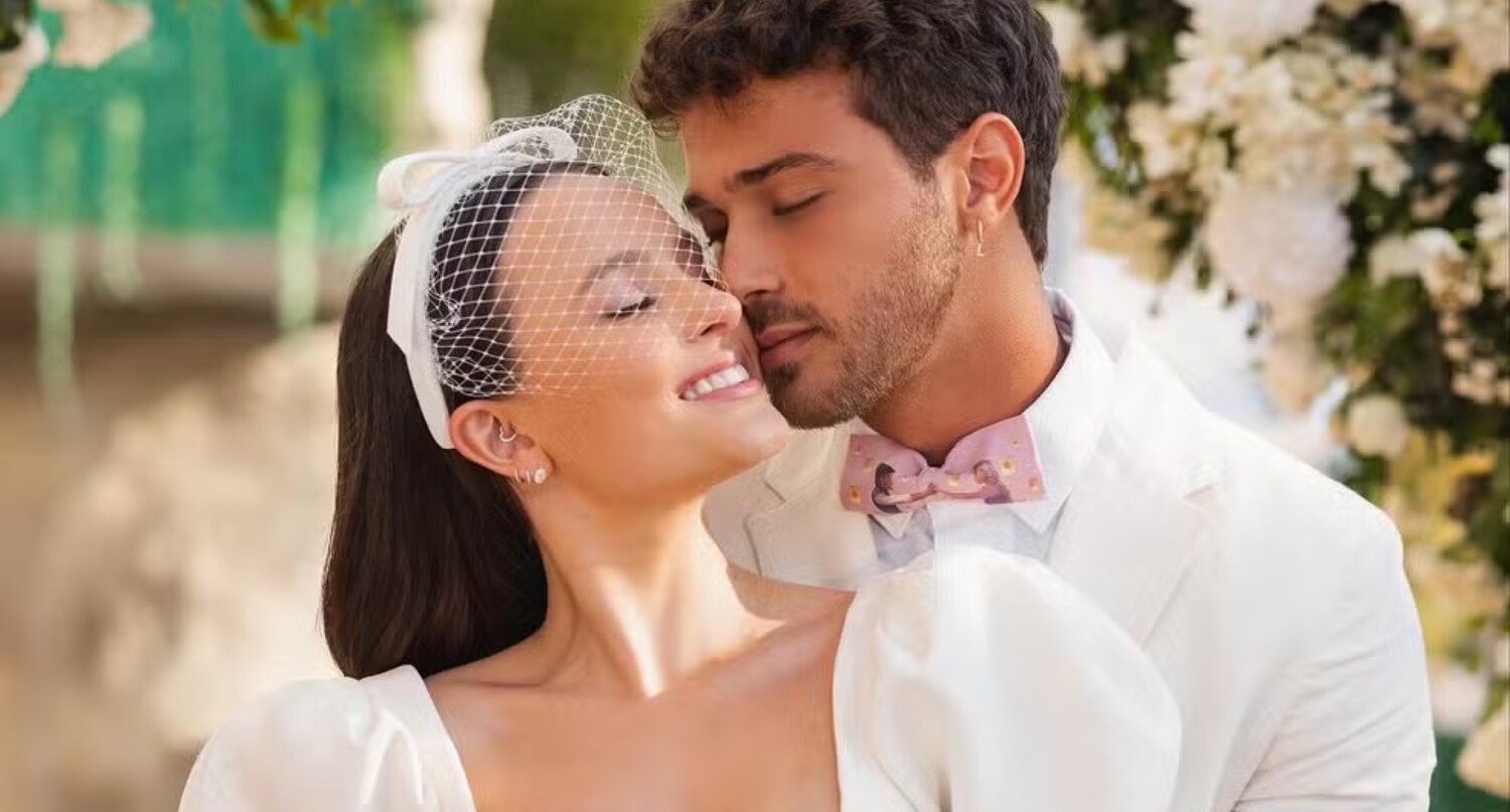 Larissa Manoela e André Luiz Frambach se casam em cerimônia íntima