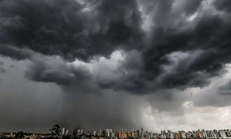 Frente fria poderá causar tempestades com rajadas de vento de até 100km/h em Goiás