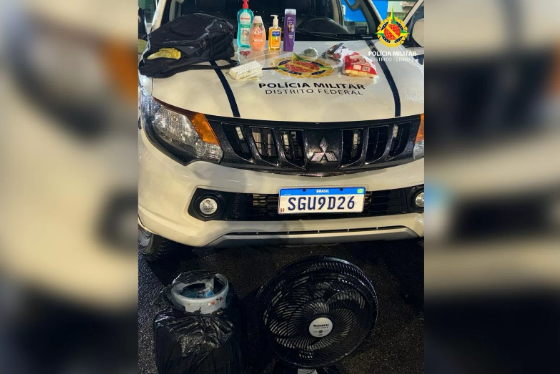 Homem é preso por furtar comida, botijão e ventilador de creche