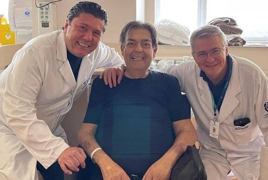 Faustão passa por embolização após 20 dias do transplante de rim