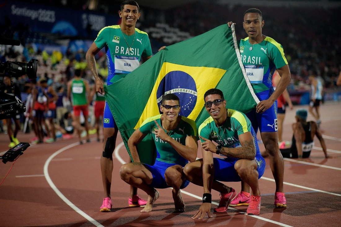 Brasil garante equipe no revezamento 4x400 de atletismo nas Olimpíadas de Paris 2024