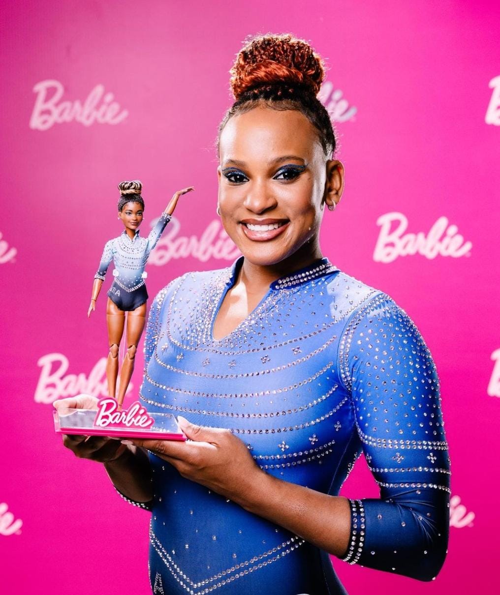Olimpíadas: Rebeca Andrade vira boneca