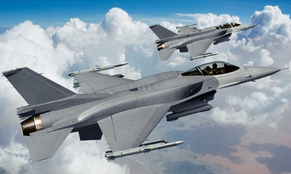 F-16 enviados à Ucrânia