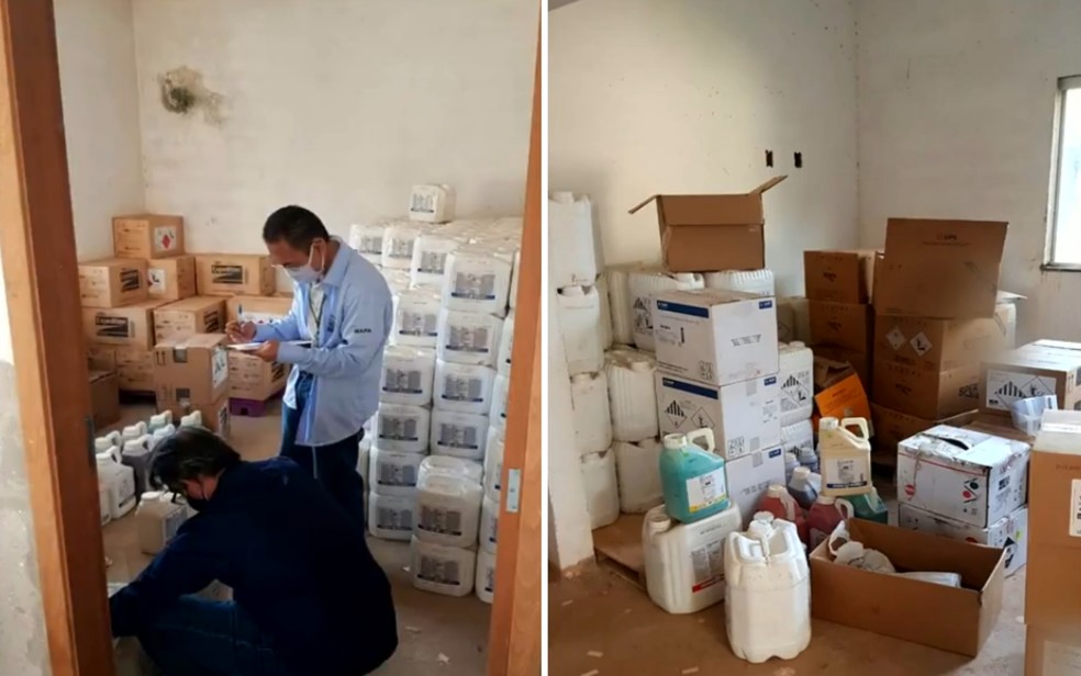 Fábrica clandestina de agrotóxicos é fechada em Aparecida de Goiânia