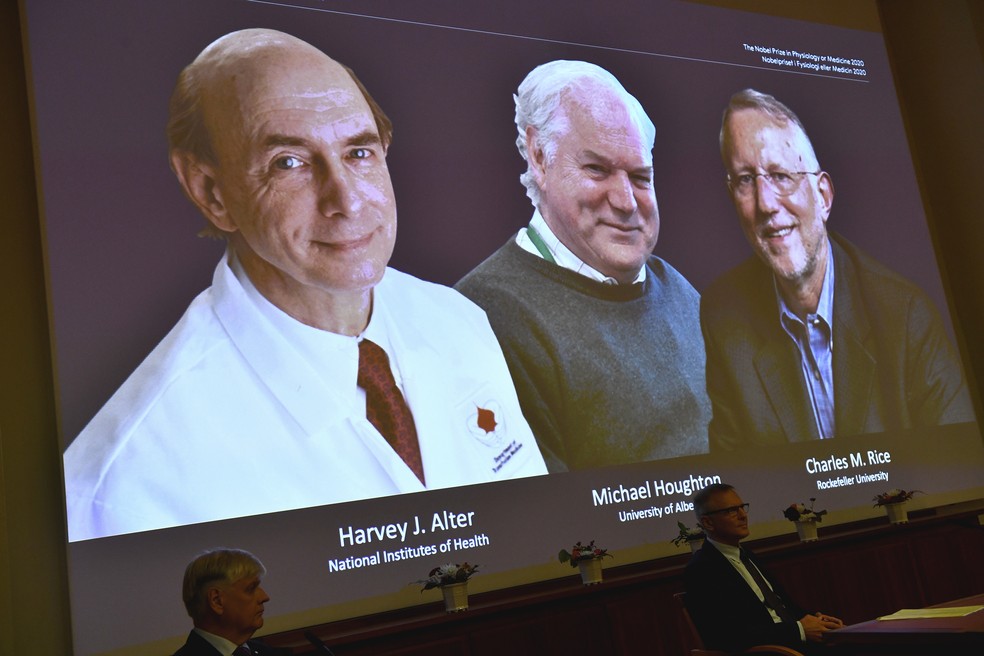 Nobel de Medicina vai para três pesquisadores que descobriram vírus da hepatite C