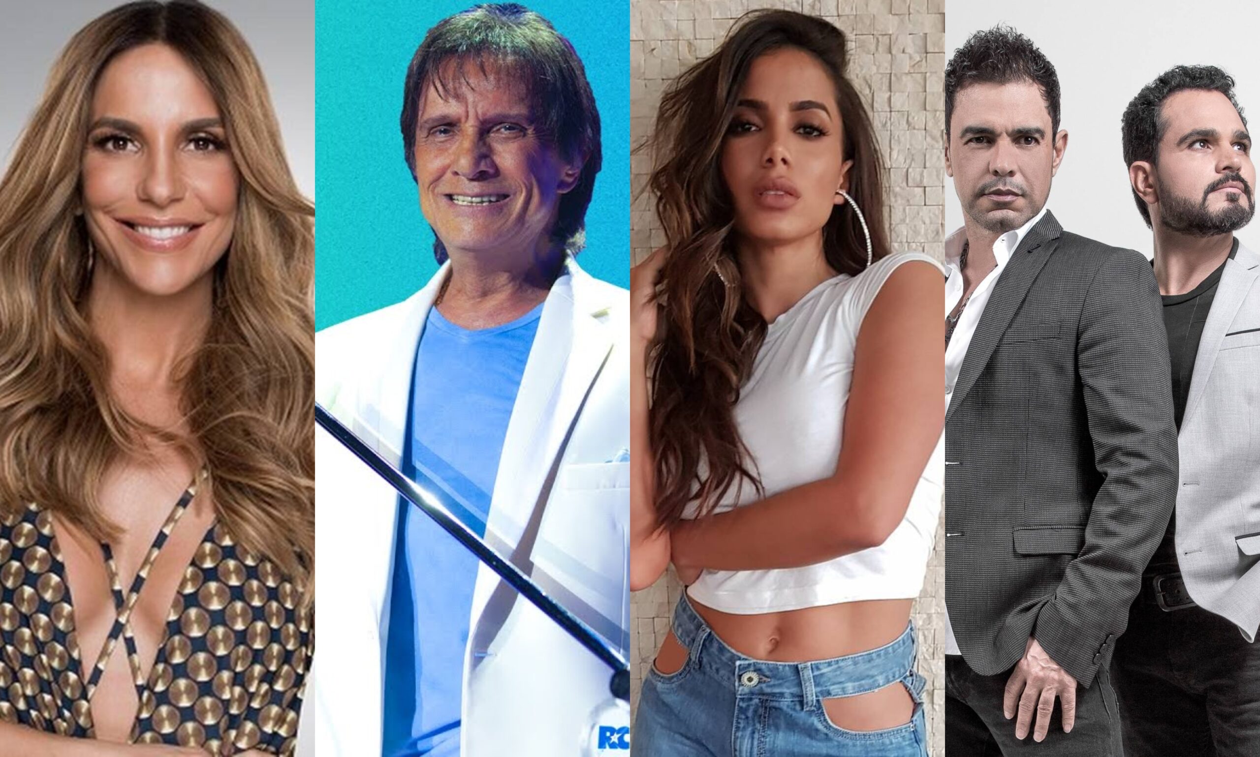 Lives de hoje: Ivete, Roberto Carlos, Zeca Pagodinho, Leonardo e outros