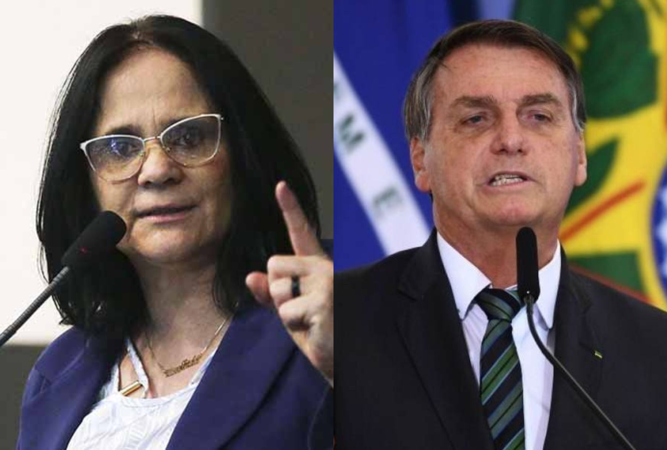 "Bolsonaro é o presidente mais mulher que já vi", diz Damares