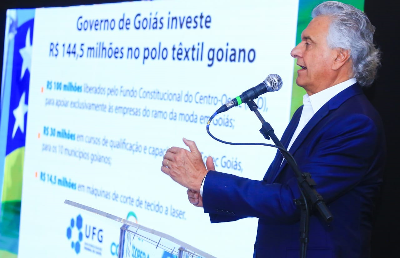 Caiado anuncia ampliação de recursos para setor têxtil