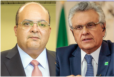 Caiado responde Ibaneis, após ameaça de barrar goianos: frases dão nojo e nome do gestor rima com pequenez