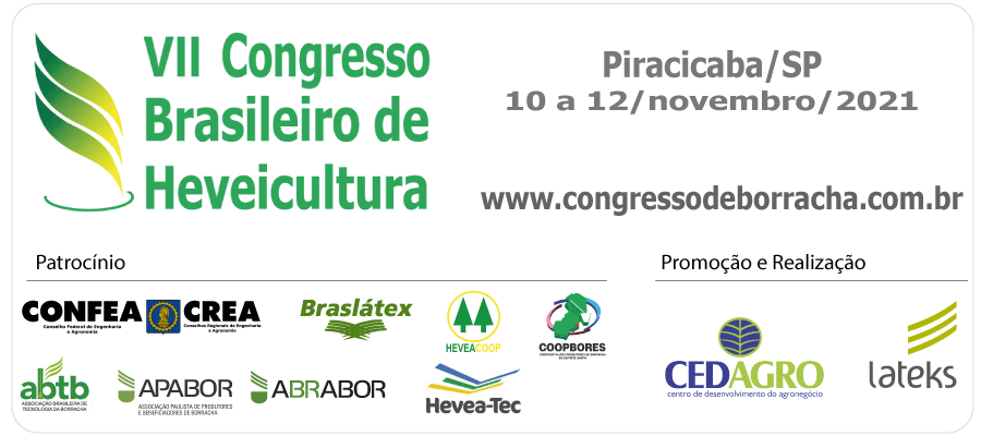 Congresso Brasileiro de Heveicultura será realizado em Piracicaba - SP