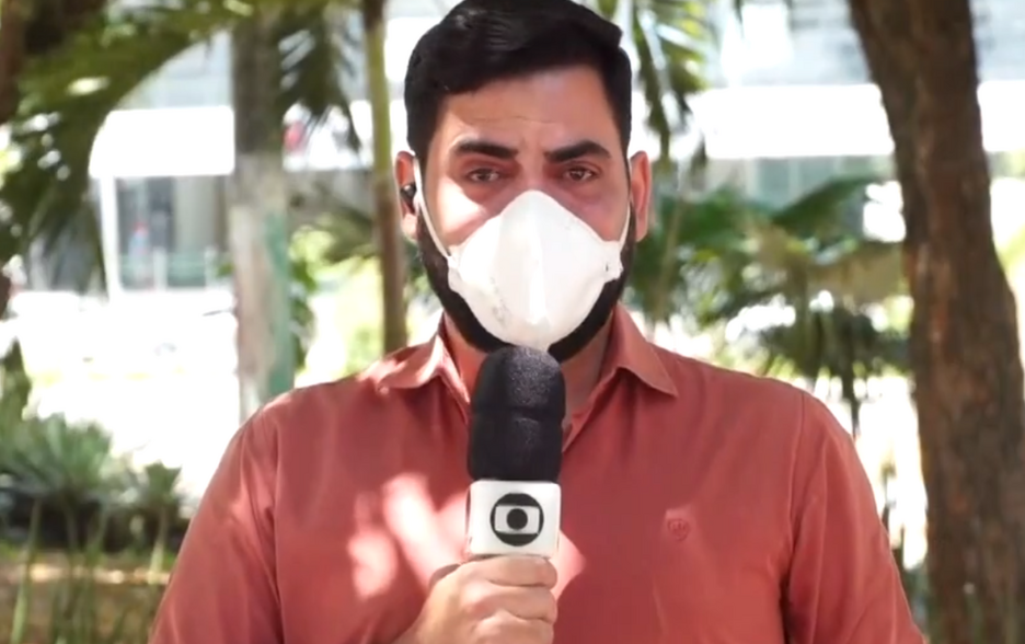 Repórter da Globo se emociona ao noticiar 30 dias sem mortes por Covid no Rio Grande do Norte