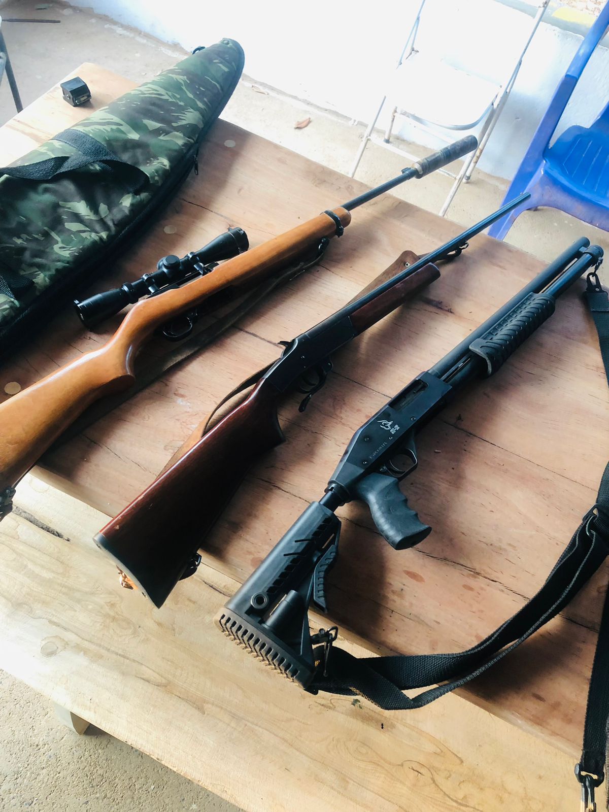 Polícia apreende armas e apura corrupção na SMT de Formosa