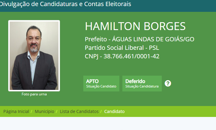 Águas Lindas, no Entorno do DF, tem apenas uma candidatura deferida até agora