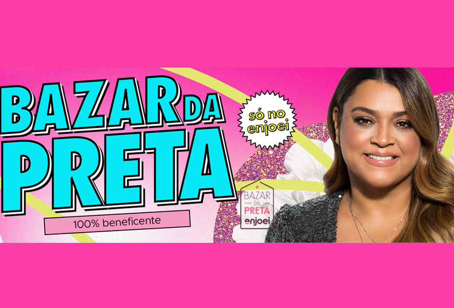 Preta Gil fará a 13ª Edição do “Bazar da Preta” em versão “online” através do Enjoei