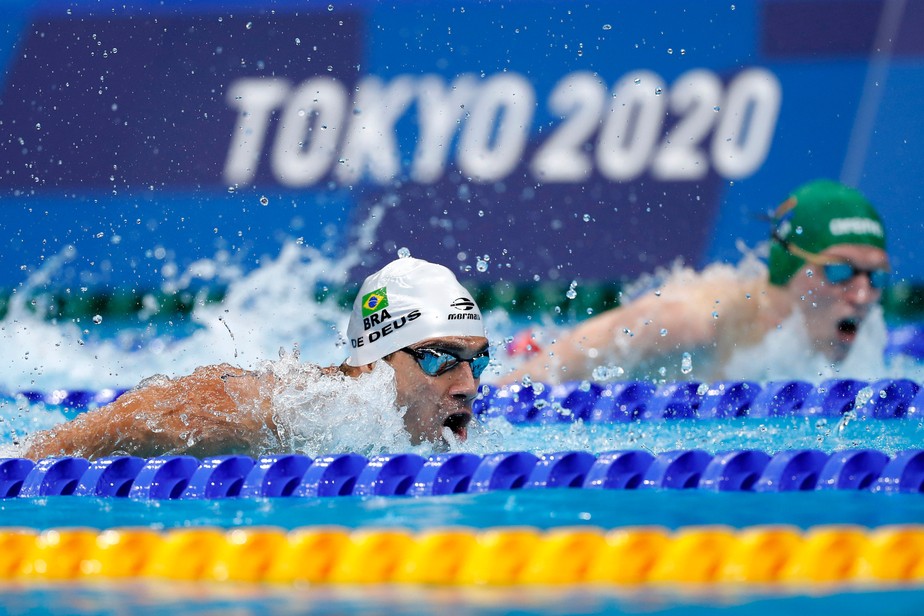 Leonardo de Deus avança à final dos 200m borboleta com 2º melhor tempo em Tóquio