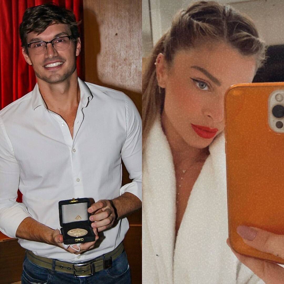 Grazi Massafera aparece ao lado do novo namorado durante uma viagem em Fortaleza