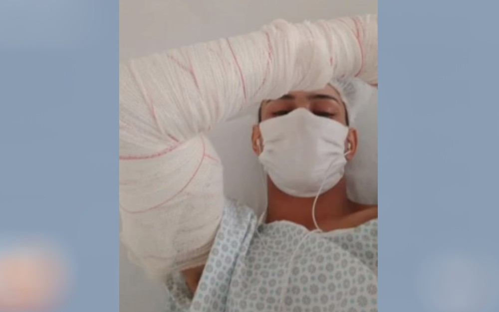 Linha com cerol atinge jovem que precisa fazer cirurgia